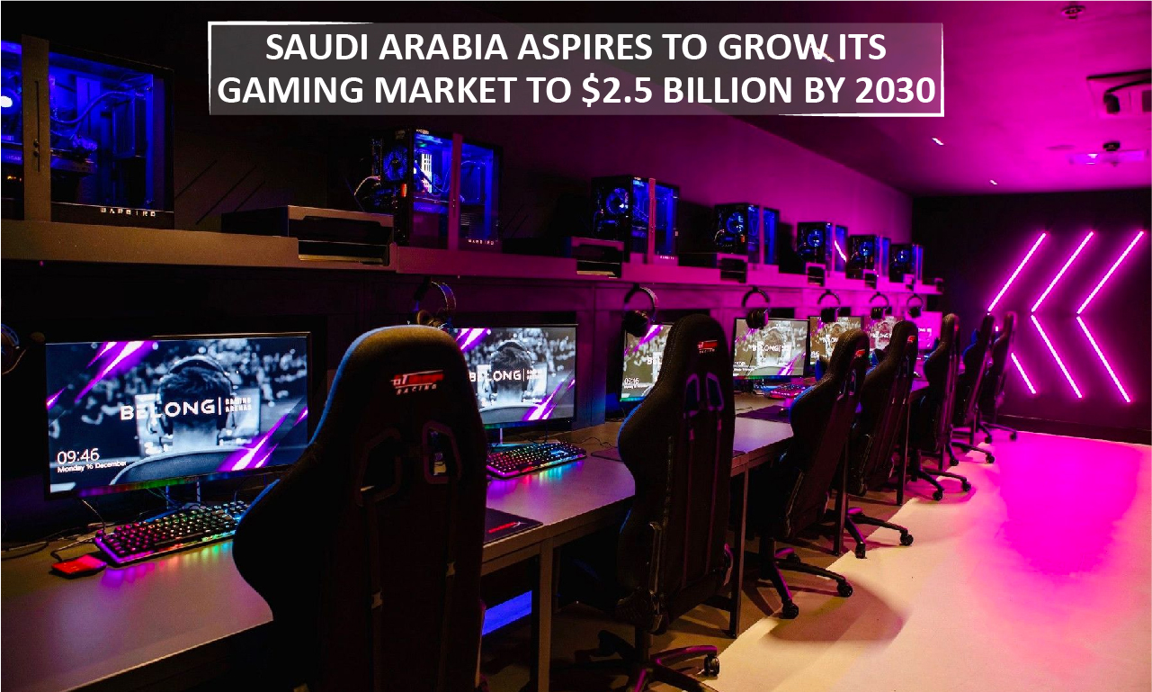 Saudi Arabia aspires to grow its gaming market to $2.5 billion by 2030